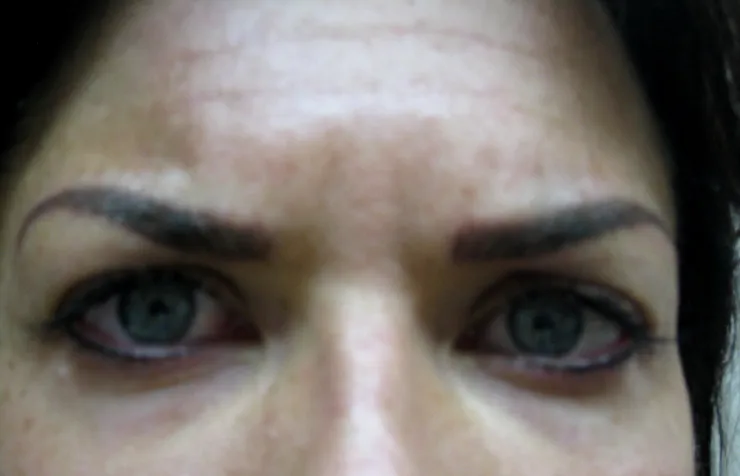 Eyebrow and eyeliner work, photo 12