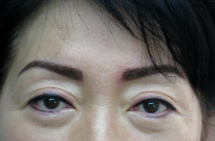Eyebrow and eyeliner work, photo 13