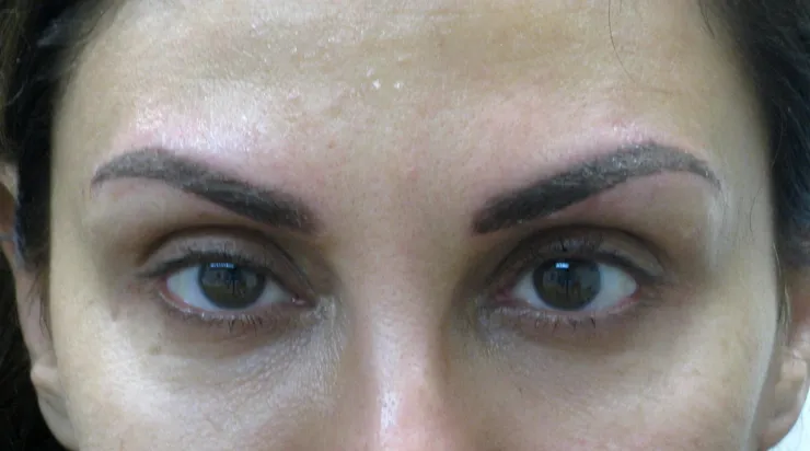 Eyebrow and eyeliner work, photo 16